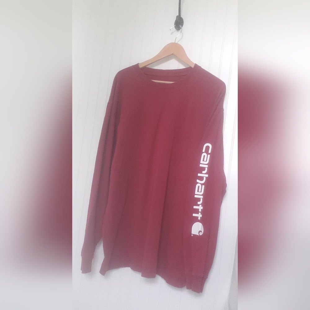 Mens Long Sleeve Carhartt TShirt Size XL